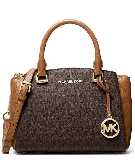 Michael Kors Signature Maxine Small Leather Messenger Bag